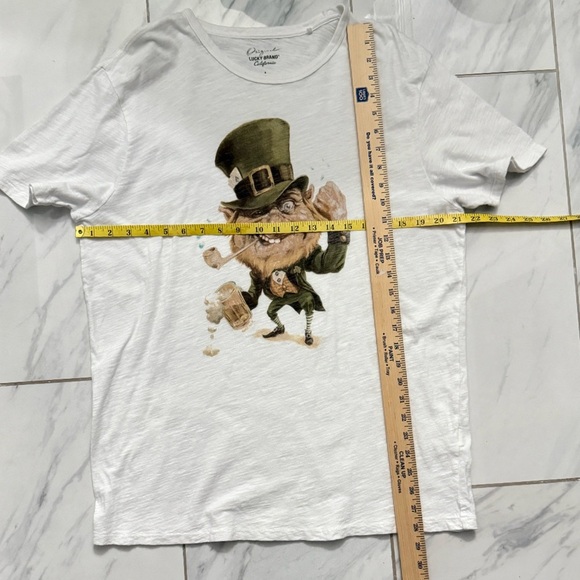 Lucky Brand Vintage St. Patrick’s Day Leprechaun Tee – Men’s Large - Picture 5 of 10